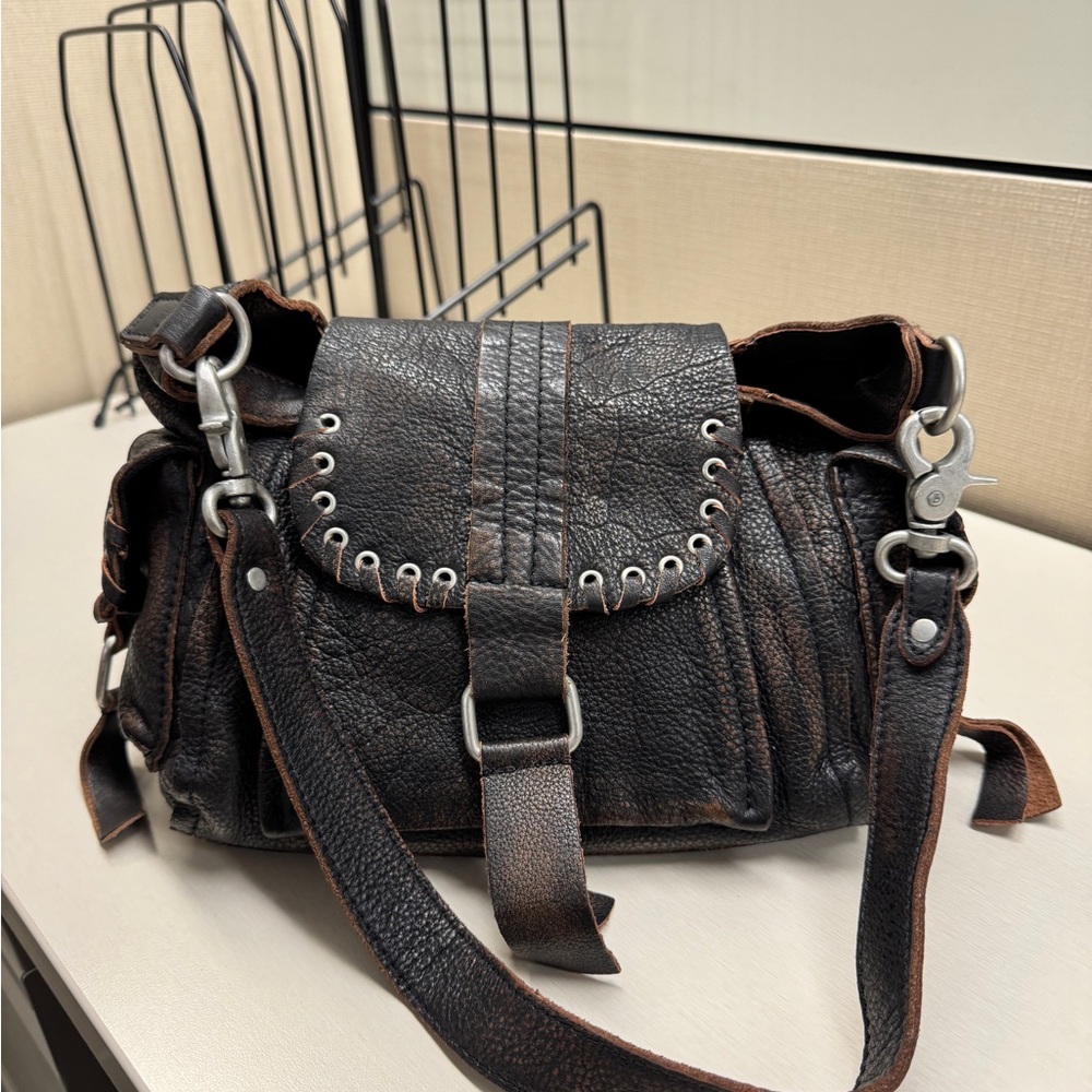 We The Free Baby Leigh Distressed Tote Bag - Picture 7 of 9